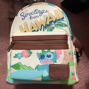 NWT loungefly Hawaii stitch backpack